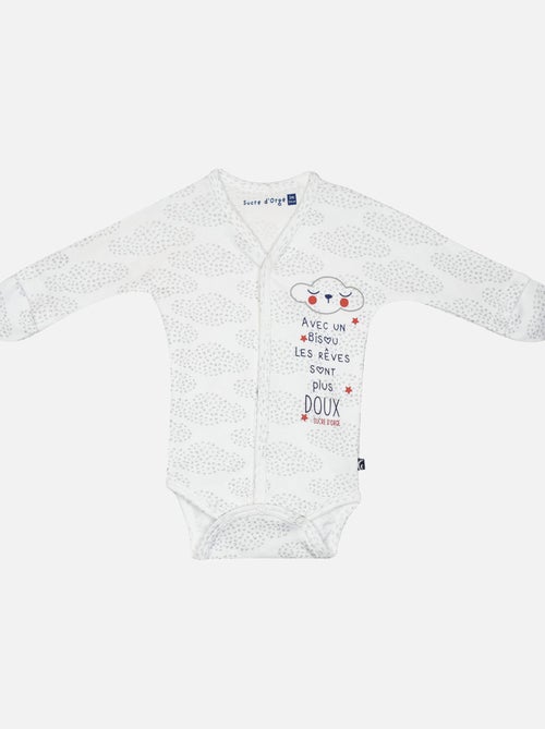 LOT DE BODIES JAKOUS OUVERTURE DEVANT NAISSANCE - Kiabi