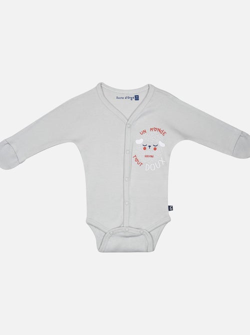 LOT DE BODIES JAKOUS OUVERTURE DEVANT NAISSANCE - Kiabi