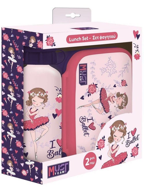 Lot de boîtes repas Must Team fille danseuse 2 pièces avec gourde 500 ml Must Team - Kiabi Lot de boîtes repas Must Team fille danseuse 2 pièces avec gourde 500 ml Must Team - Kiabi