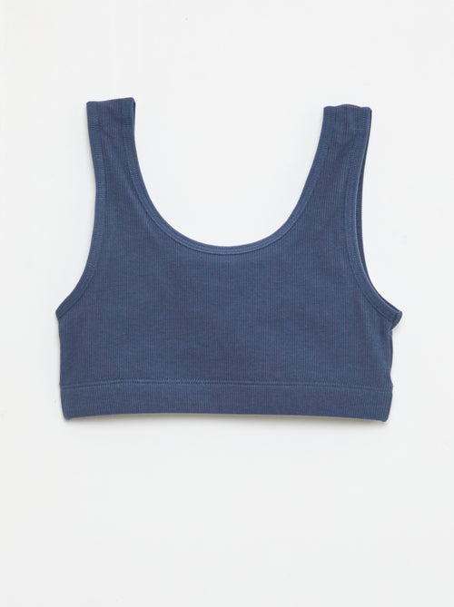 Lot de brassière en maille côtelée - Kiabi