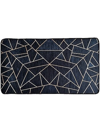Lot de Carpettes Grafic Noir/Doré 50x80cm