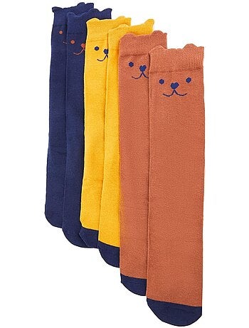 Lot de chaussettes coton pour enfant - vidaxl