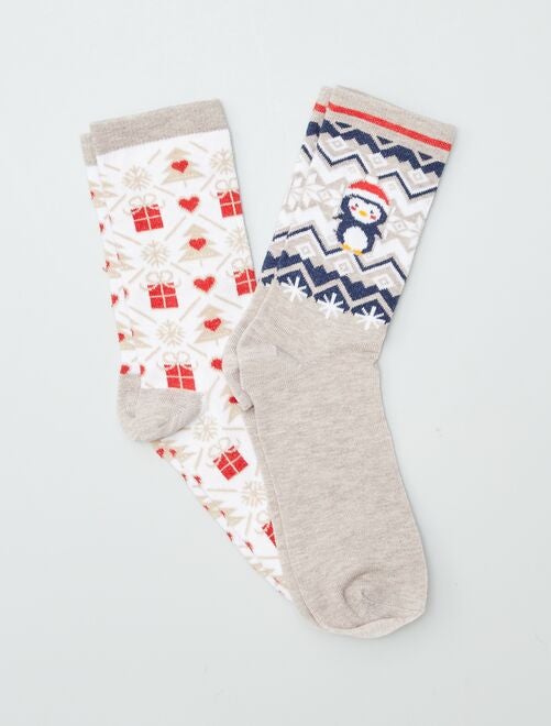 Lot de chaussettes de Noël - Kiabi