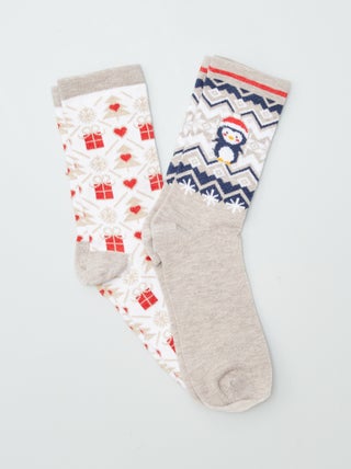 Lot de chaussettes de Noël