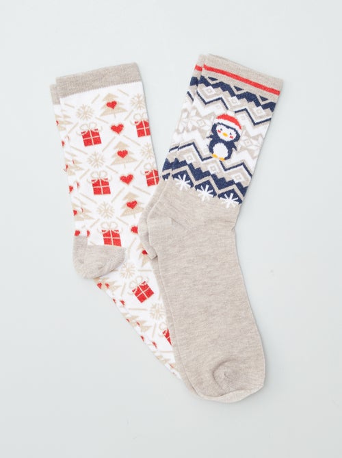 Lot de chaussettes de Noël - Kiabi