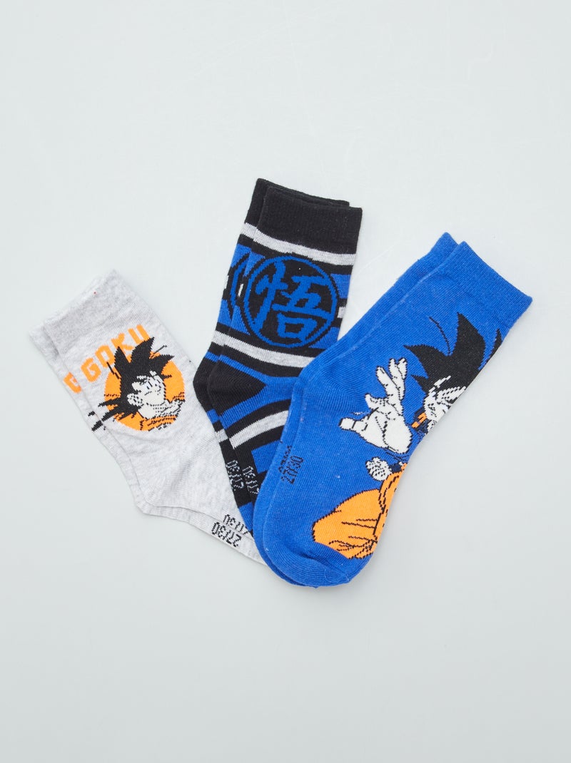 Lot de chaussettes 'Dragon Ball Super' Bleu - Kiabi