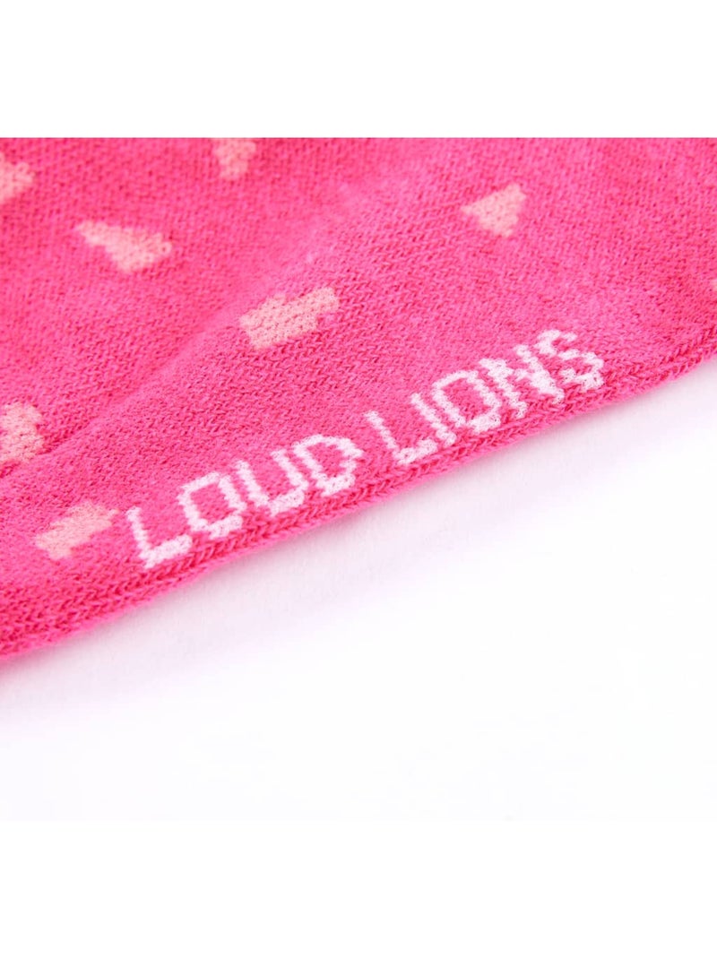 Lot de chaussettes enfant coton 5 paires à pois renfort pieds talons - vidaxl Multicolore - Kiabi