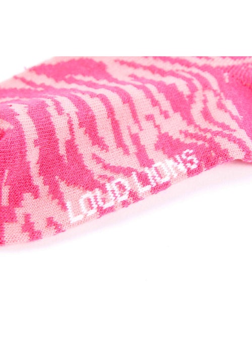 Lot de chaussettes enfant imprimé zèbre renforcé aux bouts 5 paires - vidaxl - Kiabi