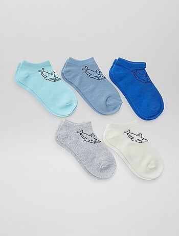 Lot de chaussettes invisibles imprimées