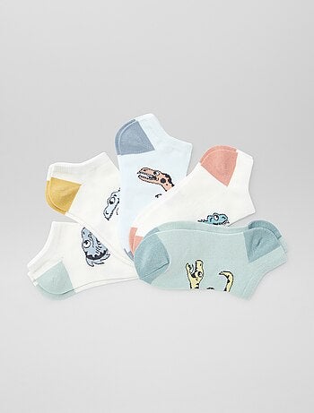 Lot de chaussettes invisibles imprimées