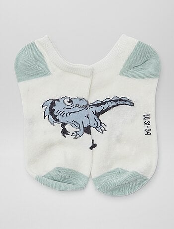 Lot de chaussettes invisibles imprimées