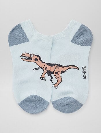 Lot de chaussettes invisibles imprimées