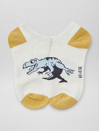 Lot de chaussettes invisibles imprimées