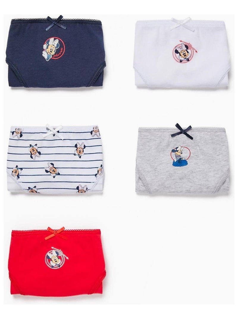 Lot de cinq culottes pour fille DISNEY Multicolore - Kiabi