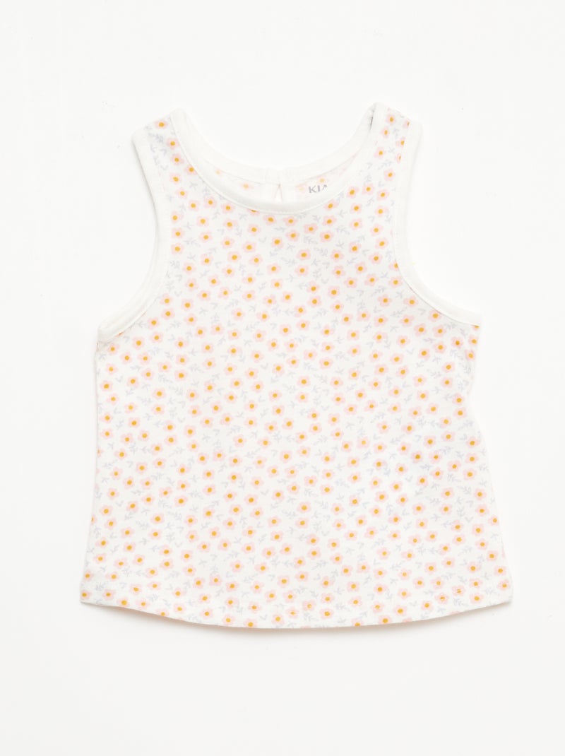 Lot de débardeurs - 2 pièces Blanc - Kiabi