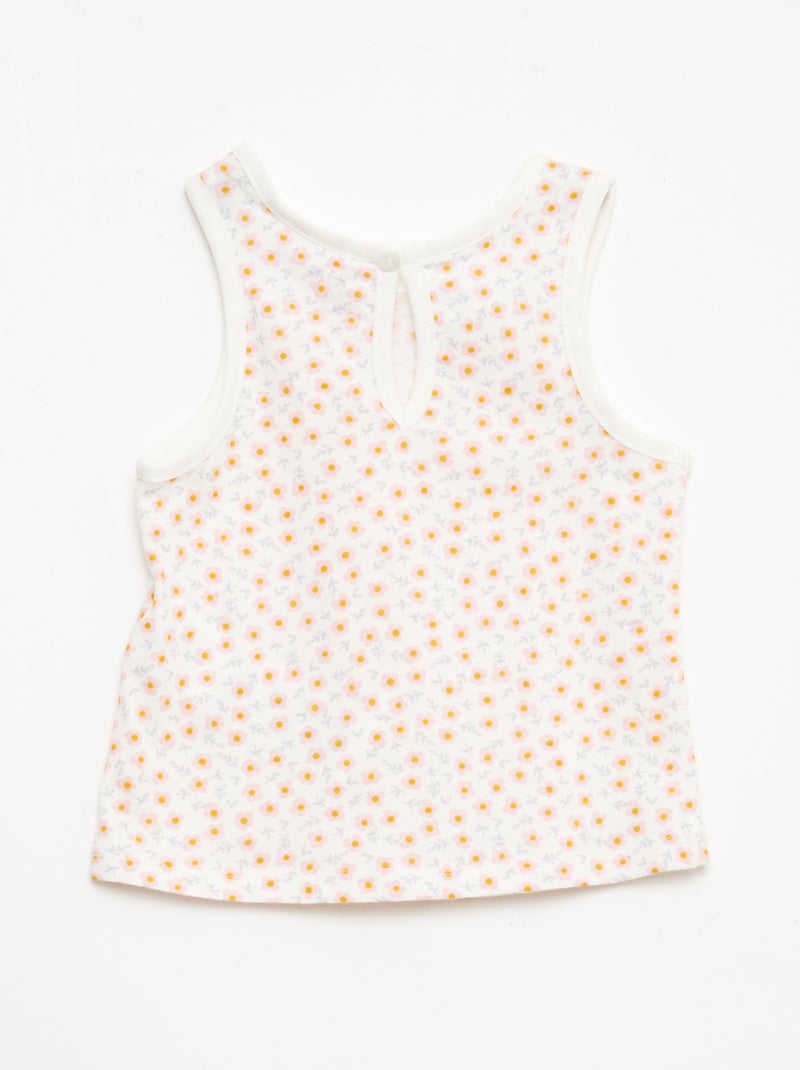 Lot de débardeurs - 2 pièces Blanc - Kiabi