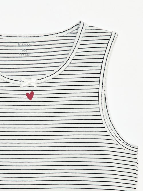 Lot de débardeurs à bretelles larges - Kiabi