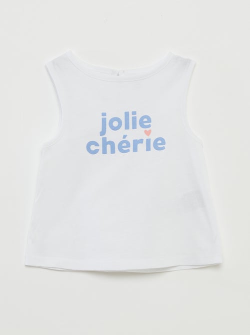 Lot de débardeurs à bretelles larges - Kiabi