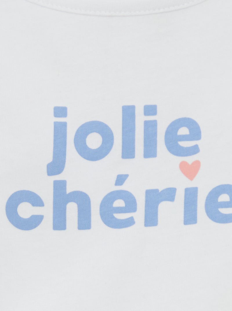 Lot de débardeurs à bretelles larges BLANC - Kiabi