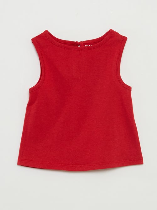 Lot de débardeurs à bretelles larges - Kiabi