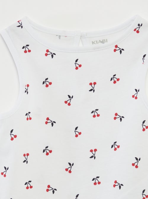 Lot de débardeurs à bretelles larges - Kiabi