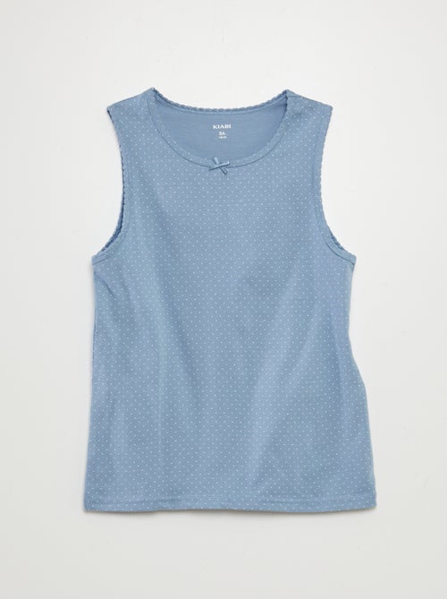 Lot de débardeurs à bretelles larges - Kiabi