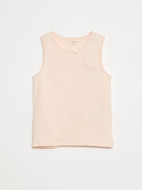 Lot de débardeurs à bretelles larges - Kiabi