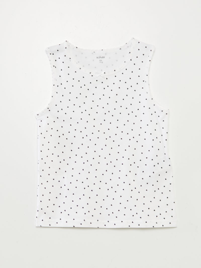 Lot de débardeurs à bretelles larges Gris - Kiabi