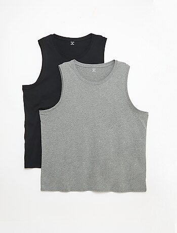 Lot de débardeurs en maille jersey