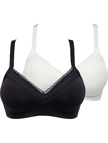 Lot de deux brassières agathe sans complexe lingerie