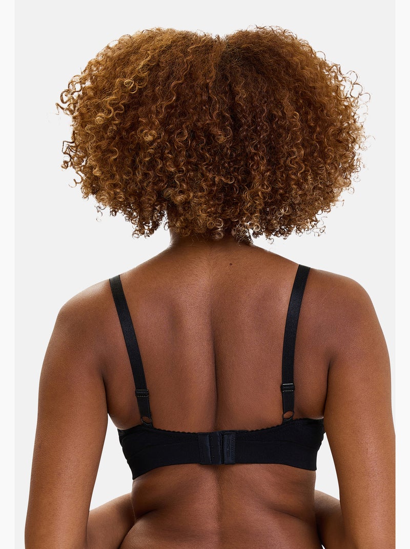 Lot de deux brassières agathe sans complexe lingerie Noir Ecru - Kiabi
