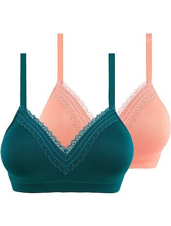 Lot de deux brassières agathe sans complexe lingerie