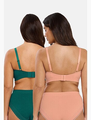 Lot de deux brassières agathe sans complexe lingerie