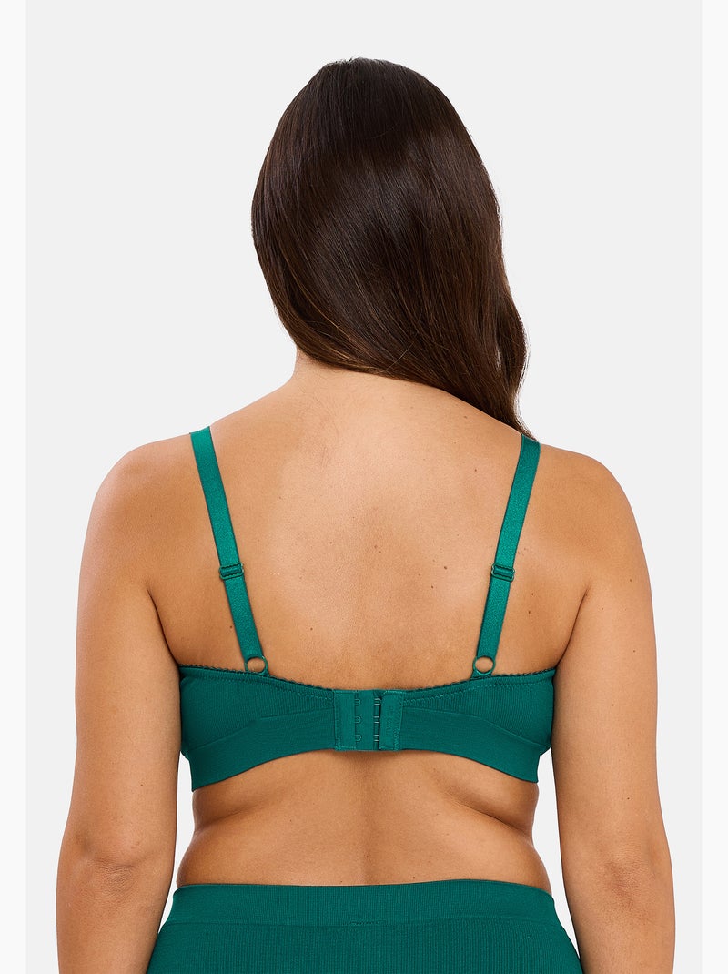 Lot de deux brassières agathe sans complexe lingerie Vert/Rose - Kiabi