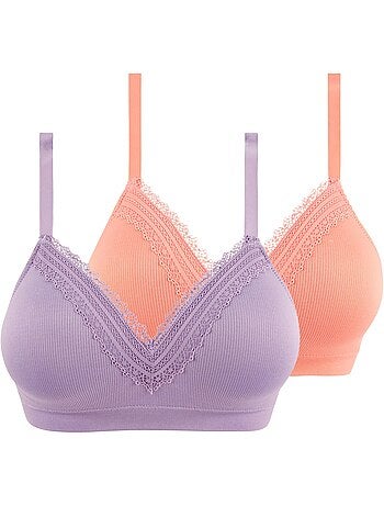 Lot de deux brassières agathe sans complexe lingerie