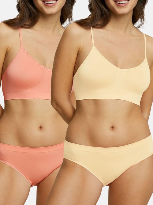 Lot de deux brassières Zen Attitude Billet Doux - Kiabi