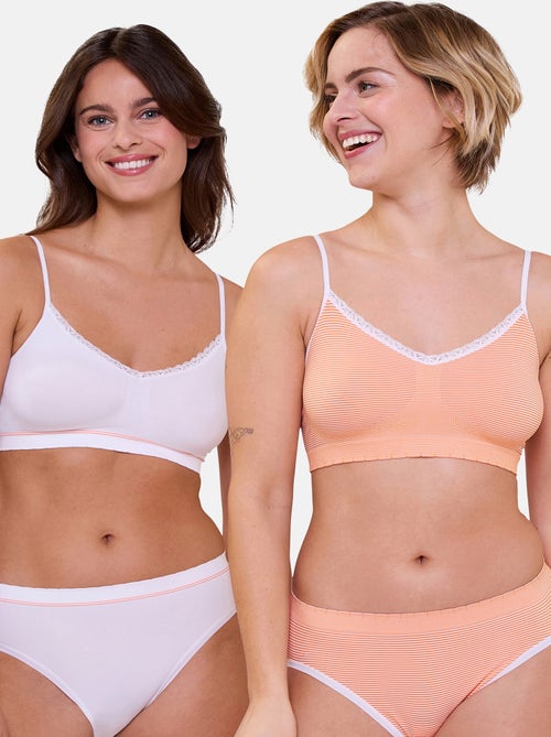 Lot de deux brassières Zen Attitude Billet Doux - Kiabi