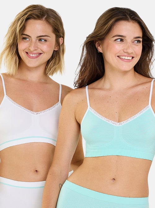 Lot de deux brassières Zen Attitude Billet Doux - Kiabi