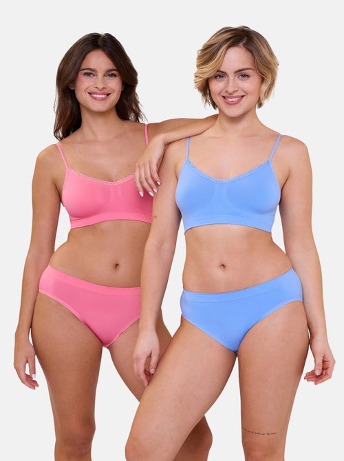 Lot de deux brassières Zen Attitude Billet Doux - Kiabi