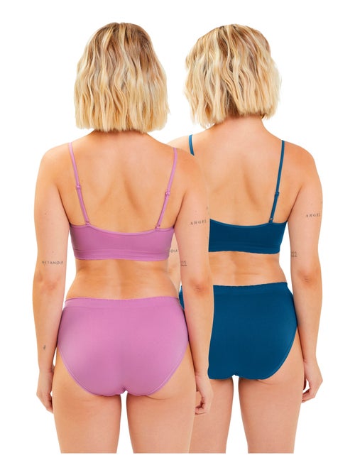 Lot de deux brassières Zen Attitude Billet Doux - Kiabi