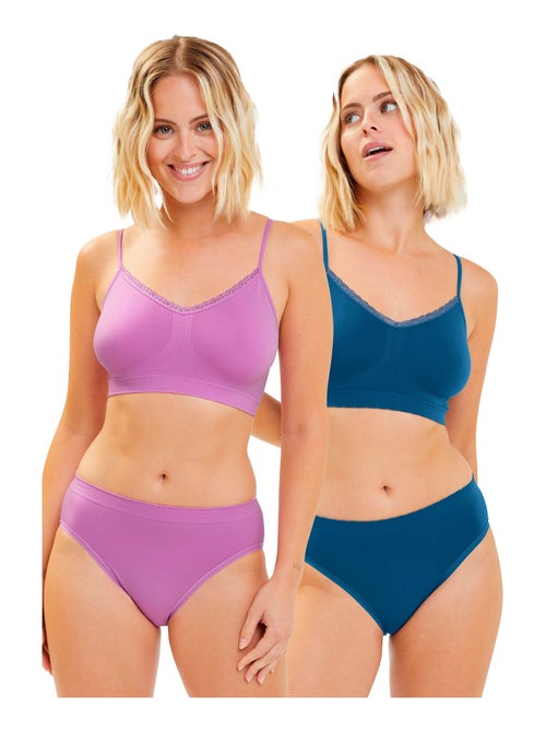Lot de deux brassières Zen Attitude Billet Doux - Kiabi