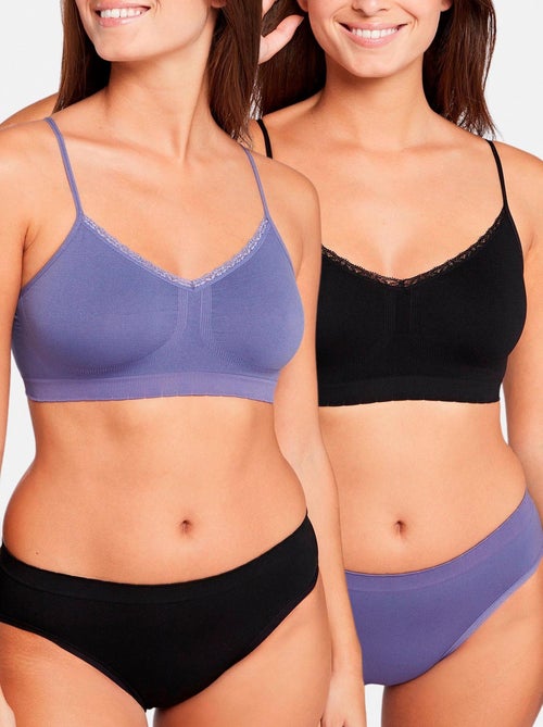 Lot de deux brassières Zen Attitude Billet Doux - Kiabi