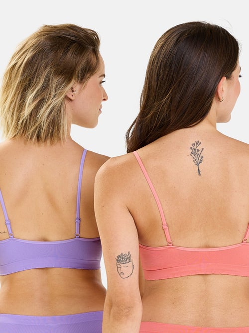 Lot de deux brassières Zen Attitude Billet Doux - Kiabi