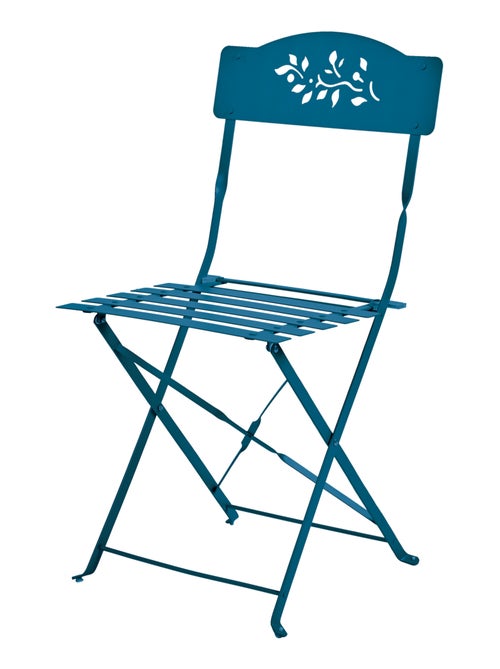 Lot de deux chaises de jardin pliante en acier - Kiabi