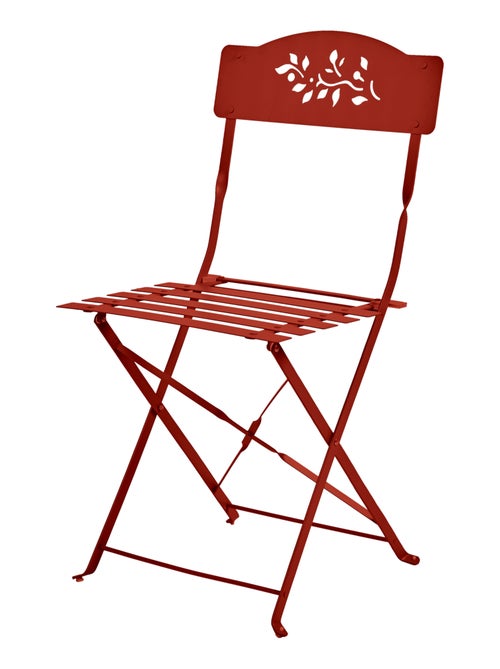 Lot de deux chaises de jardin pliante en acier - Kiabi