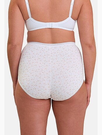 Lot de deux culottes classique coton b sans complexe lingerie