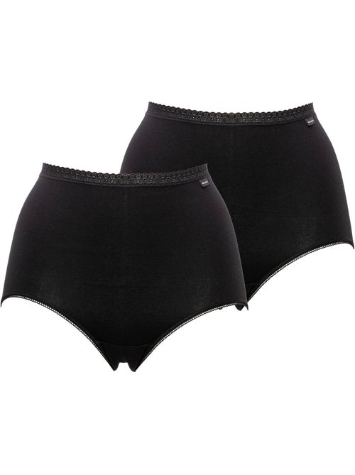Lot de deux culottes classique coton b sans complexe lingerie - Kiabi