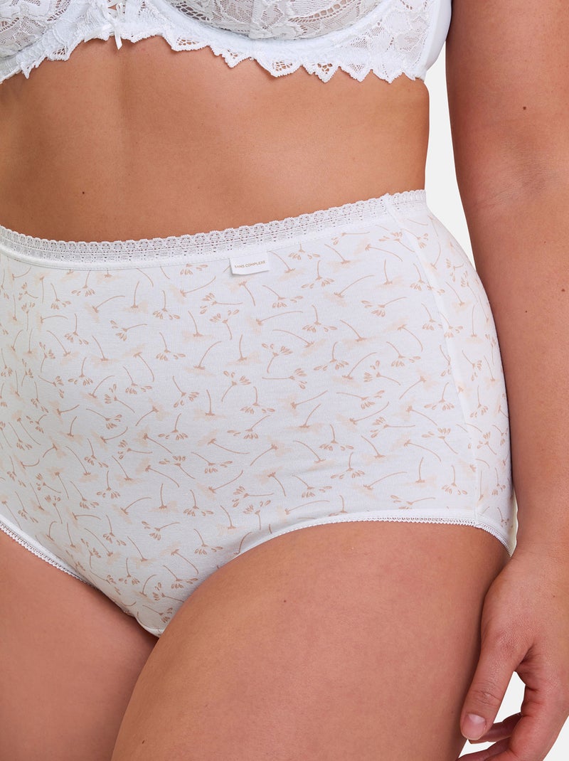 Lot de deux culottes Classique Coton B Sans Complexe Multicolore - Kiabi