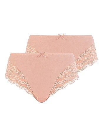 Lot de deux culottes Duo Douceur Coton Sans Complexe