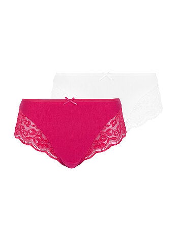 Lot de deux culottes Duo Douceur Coton Sans Complexe